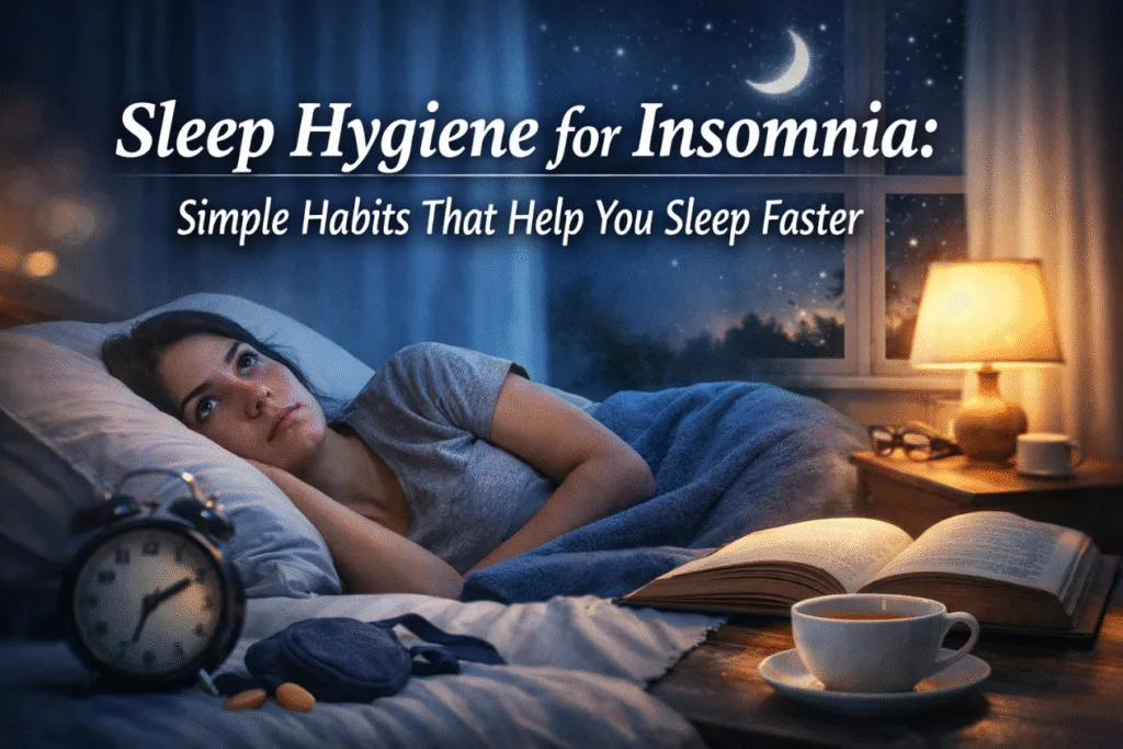 Sleep Hygiene for Insomnia: Simple Habits That Help You Sleep Faster
