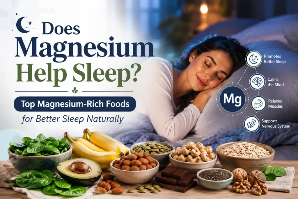 Does Magnesium Help Sleep? Top Magnesium-Rich Foods for Better Sleep Naturally