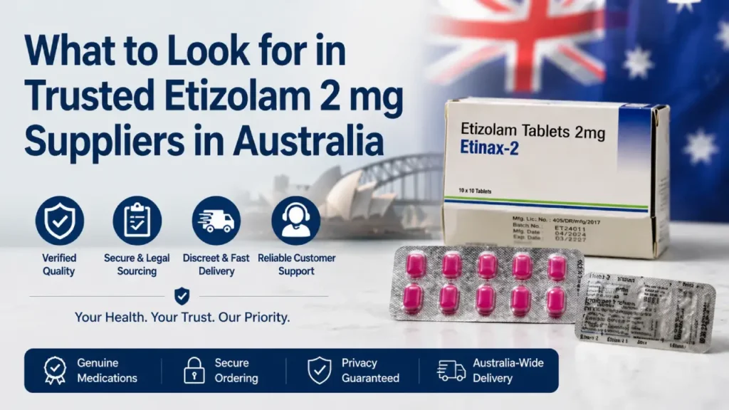 What to Look for in Trusted Etizolam 2 mg Suppliers in Australia