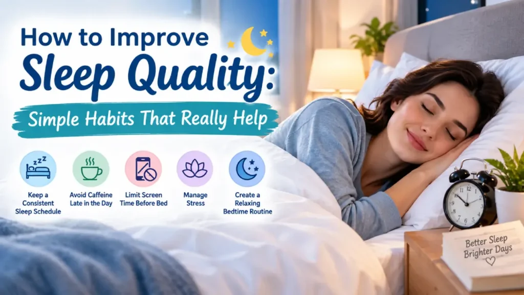 How to Improve Sleep Quality: Simple Habits That Really Help